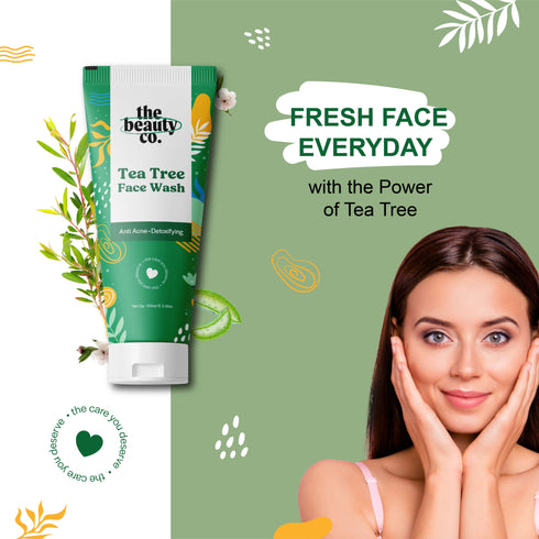 the beauty co Tea Tree Face Wash With Salicylic Acid For Acne Control